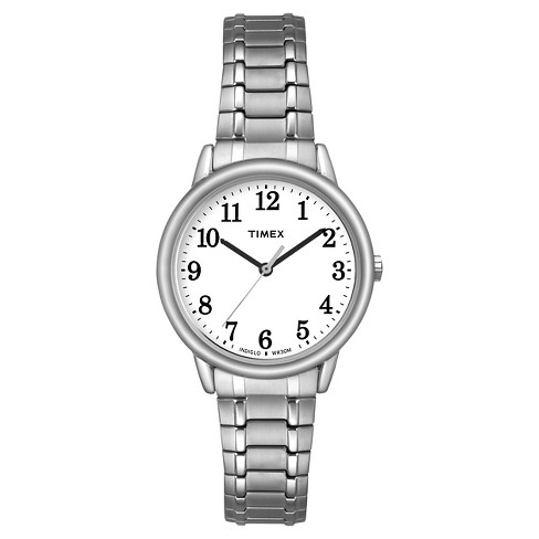 Women's Timex Easy Reader  Expansion Band Watch - Silver TW2P78500JT - image 1 of 3