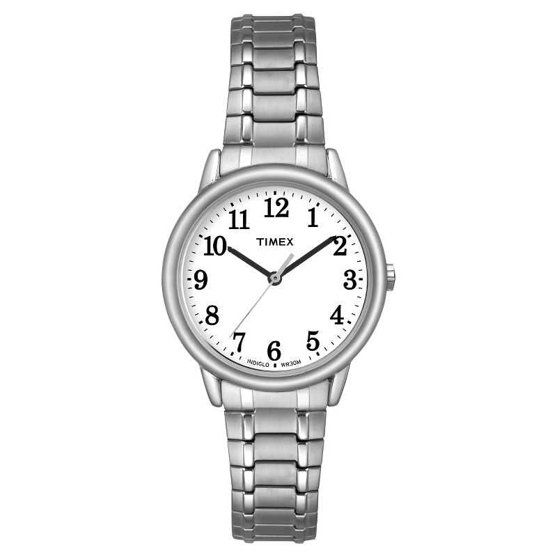 Women&#39;s Timex Easy Reader  Expansion Band Watch - Silver TW2P78500JT, 1 of 4