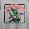 National Hot Rod Association Gatornationals Women’s Athletic Heather Crew Neck Short Sleeve Crop Top - 2 of 4