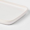 Ribbed Glass Vanity Tray Clear - Threshold™ : Target