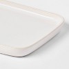 Ceramic Vanity Tray White - Threshold™ - image 3 of 4