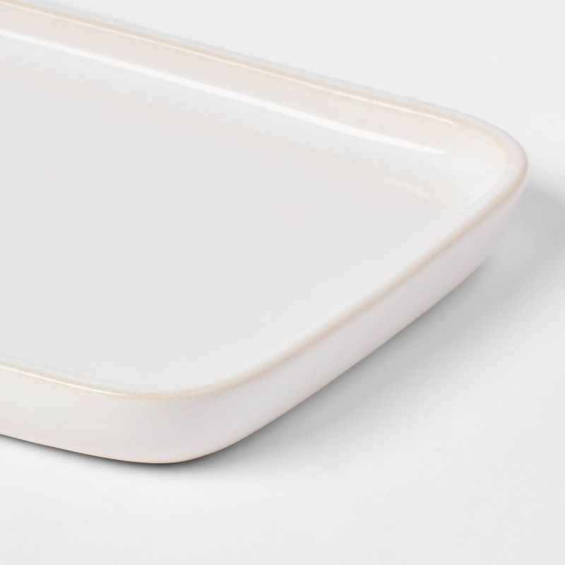 Ceramic Vanity Tray White - Threshold&#8482;, 4 of 9