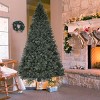 Tangkula 9'LED Lights Pre-lit Artificial Christmas Tree PVC Hinged Branches w/ 700 Warm White Lights - 4 of 4