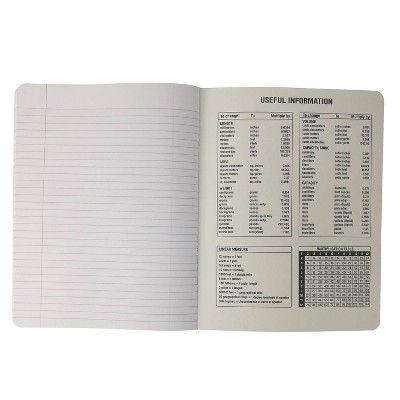 College Ruled Solid Composition Notebook Black - Unison_2