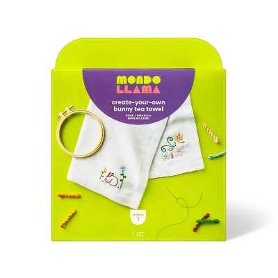 Create-Your-Own Easter Bunny Tea Towel Kit - Mondo Llama&#8482;_0