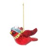 Melrose Glass Cardinal Bird Ornament (Set of 6) - image 2 of 3