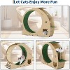 Cat Exercise Wheel for Indoor Cats,Large Cat Running Wheel with 3-Level Jumping Tower - 3 of 4