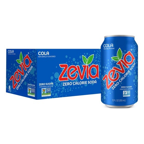 Zevia Cola Zero Calorie Soda - 8pk/12 fl oz Cans - image 1 of 4