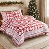 3 Piece Christmas Duvet Cover Bedding Set - 2 of 4