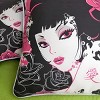 Slickblue Oriental Love Girl Cotton Pillow Cushion - 19.7 x 19.7 Inch, Modern Design, Down Alternative Fill - 3 of 4