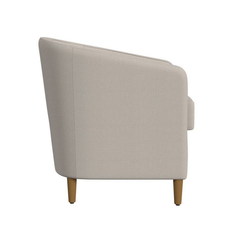 Modern Woven Barrel Accent Chair - HomePop, 4 of 12