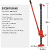 GOCAPTAIN High Lift Farm Jacks 3Ton/6600Lbs - Heavy Duty Off Road Bumper Jack, Utility Farm Lifting Jacks for Tractor,Truck, SUV,ATV, UTV, Red - 2 of 4