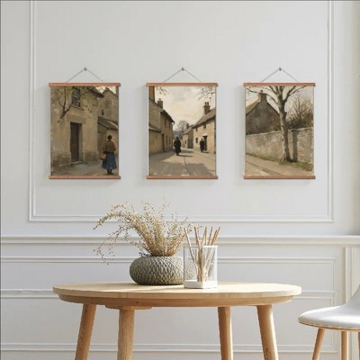 Floral Canvas Wall Art with Strong Artistic and Visual Aesthetics,3 - Pieces