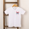 The Juniper Shop Patriotic Bow Star Coquette Youth Short Sleeve Tee - 2 of 4