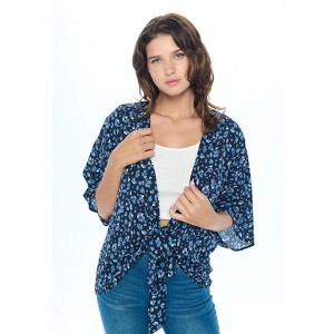 WEST K Women's Leigh Tie Front Shrobe - 1 of 3