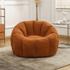 KWPZQEB Bean Bag Chairs, Teddy Large Sofa Chairs with Armrests, Comfy Round Fluffy Beanbag, Stuffed Floor Sofa for Living Room, Bedroom, Apartment - 3 of 4