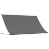 vidaXL Retractable Awning Anthracite Steel 118.1 x 59.1 in Retractable - 2 of 2