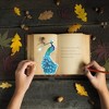 6pcs 5D Peacock Diamond Art Bookmarks Acrylic Peacock Diamond Art Bookmarks Pendant Diamond Art Bookmark Kits for Adults Kids - 2 of 4