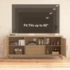 TV Stand, Farmhouse Entertainment Center for 65 Inch TVs - Media Console with Storage & Adjustable Shelves - 4 of 4