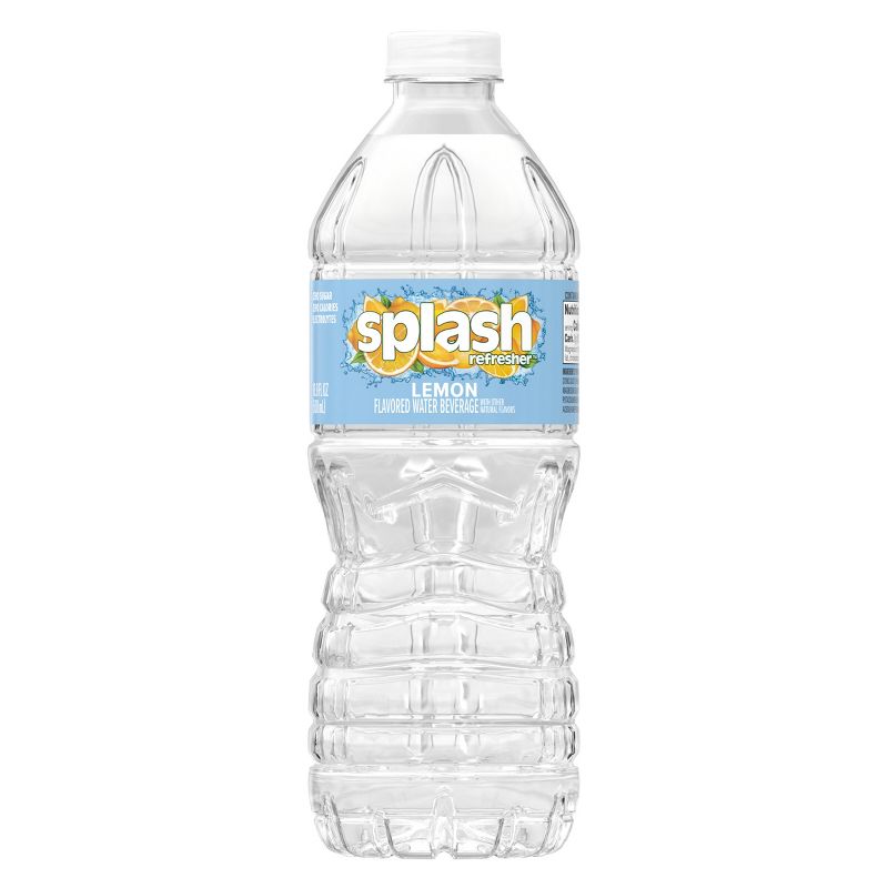 Splash Refresher Lemon Water Beverage - 24pk/0.5L Bottles, 4 of 9