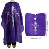 Unique Bargains Haircut Hairdressing Professional Waterproof Polyester Barber Cape 61.42"x53.15" - 4 of 4