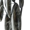 Sorcerers Stones Handmade Metal Wall Sculpture Silver - StyleCraft: Iron Abstract Art, Contemporary Decor, Includes Hook - 4 of 4