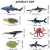 24-Piece Mini Ocean Animal Figurines Set, Realistic Shark, Whale & Octopus Cake Toppers for Parties, Gifts and School Projects - 3 of 4