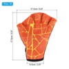 Unique Bargains Swimming Diving Resistance Webbed Training Printing Aquatic Gloves 1 Pair - 2 of 4