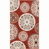 Unique Loom    Outdoor Modern Circles Area Rug - 2 of 4