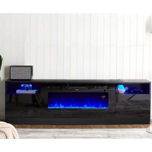 Electric Fireplace with Mantel, Freestanding Fireplace Heater TV Stand with 36" Fireplace for TVs Up to 70" with TV Cabinet for Living Room - 1 of 1
