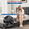 Bed Frame with Adjustable Velvet Headboard - Strong Wooden Slat Support, No Box Spring Needed, Noise-Free Sleep, Easy Assembly - 4 of 4