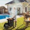 Tangkula 3 in 1 Vertical Charcoal BBQ Smoker Grill Separable w/ Built-in Thermometer - 2 of 4