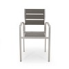 Christopher Knight Home Cape Coral Outdoor Aluminum and Faux Wood 5 Piece Dining Set with Wicker Tabletop - 4 of 4