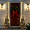 TackView Pre-Lit Christmas Tree, Mini Christmas Tree with 78 Led Lights Cloth Bag Base & Pine Cones & Red Berries, Xmas Decorations - 3 of 4