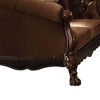 Acme Furniture Dresden Sofa Golden Brown Velvet/Cherry Oak Finish - image 2 of 4