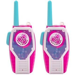 eKids Walkie Talkies for Kids, Indoor and Outdoor Toys for Girls - Pink (eK-210P.5Xv23)
