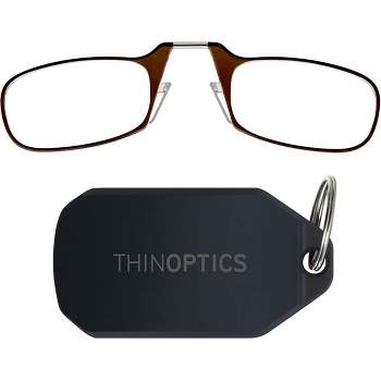 Thinoptics Menlo Park Polarized Sunglasses With Case Mate Tortoise/smokey  Green : Target