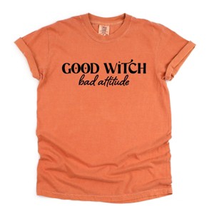 Simply Sage Market Good Witch Bad Attitude Garment Dyed Tee - 1 of 4