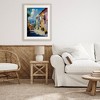 Stupell Industries Colorful Coastal Town Framed Print Under Glass Art - 3 of 4