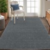 Vintage Soft Waves Rugs Non Slip Non Shedding Floor Carpet for Living Room Bedroom Nursery - 4 of 4