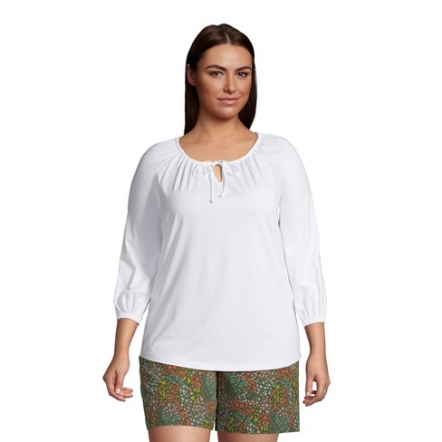 plus size peasant tunics
