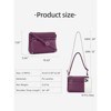 BEAFUP Women's Medium Crossbody Bag - A Stylish and Functional Shoulder Handbag with Multi-Zipper Pockets, Perfect for Everyday Use - 3 of 4