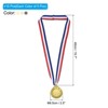 Unique Bargains Zinc Alloy Corrosion-Resistant DIY Fun Embossed Design Award Medals Gold Silver Bronze 15 Pcs - 2 of 4