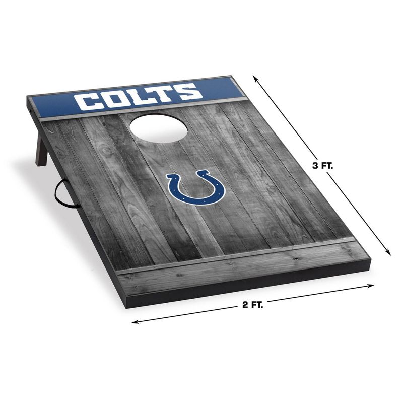 NFL Indianapolis Colts 2&#39;x3&#39; Cornhole Board - Gray, 3 of 8