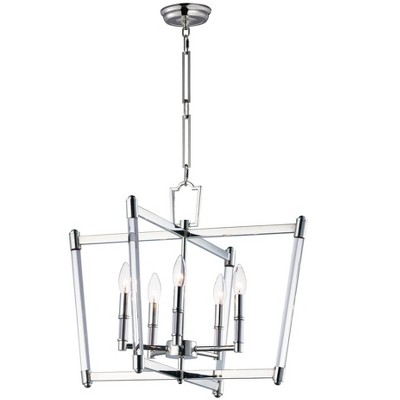 Maxim Lighting Lucent 5 - Light Chandelier in  Polished Nickel