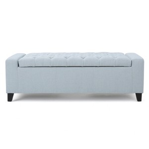 OUTSUPPLY Tufted Storage Ottoman, Hidden Storage, Multi-Use Footrest & Seat, Easy Assembly, Stylish Home Decor - 1 of 4