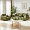 Kumasinova Premium Teddy Fleece Lounge Chair, Plush Single Sofa Chair with Pillow, Sturdy Wood Frame, Upholstered Couches for Living Room - 4 of 4