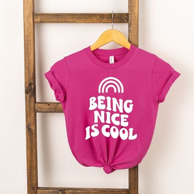 The Juniper Shop Being Nice Is Cool Girls' Short Sleeve Tee