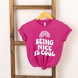 The Juniper Shop Being Nice Is Cool Girls' Short Sleeve Tee - 1 of 2