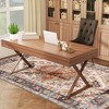 HOMCOM Area Rug, Boho Machine Washable Rug, Non-Slip Low Pile Carpet for Living Room, Bedroom, Dining Room, Home Office - 2 of 4